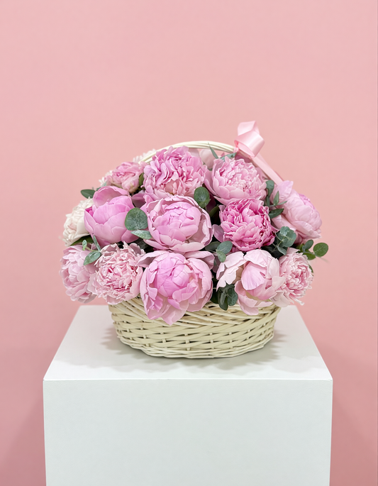 Blush Garden Basket